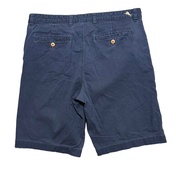 Tommy Bahama Flat Front Chino Bermuda Shorts Blue Size 32 - Picture 1 of 6